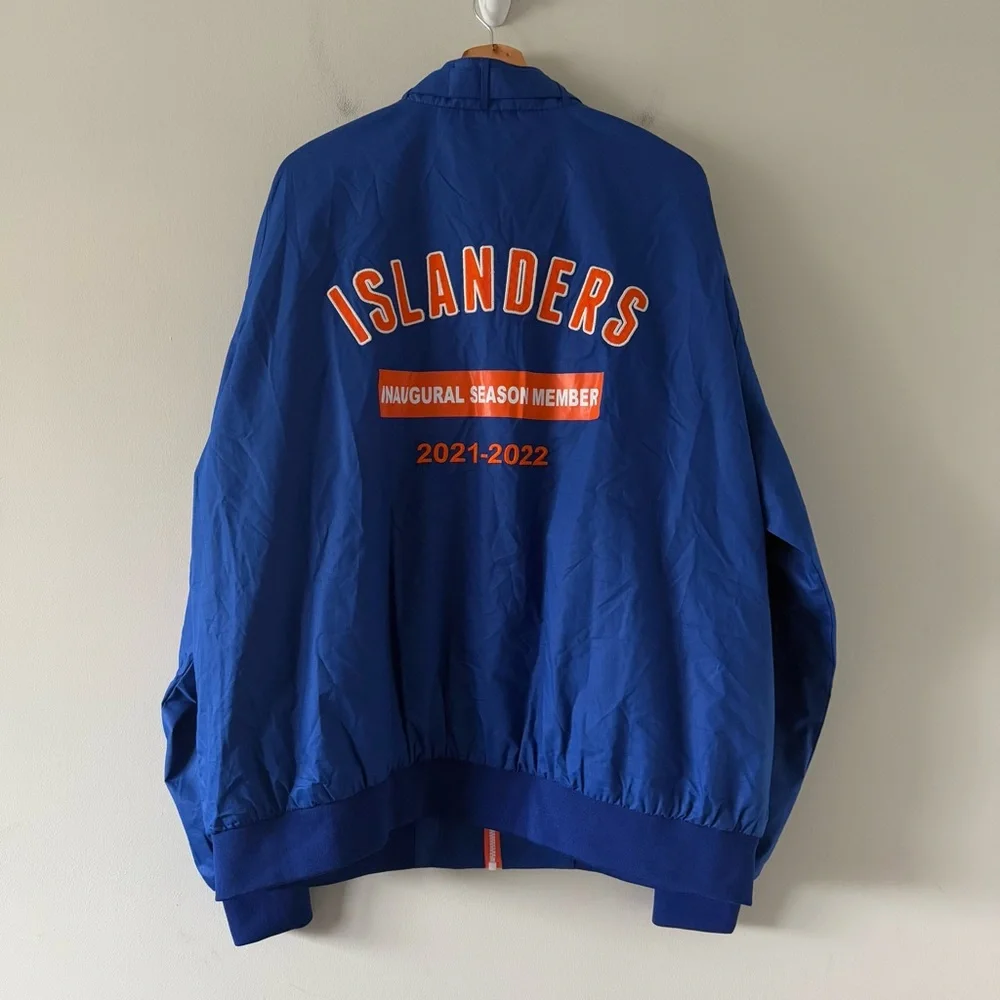Members Only‎ Jacket 3XL New York Islanders Inaugural Season Member Hockey NHL